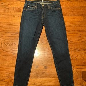 7 for all Mankind Gwenevere ankle jeans. Like new!